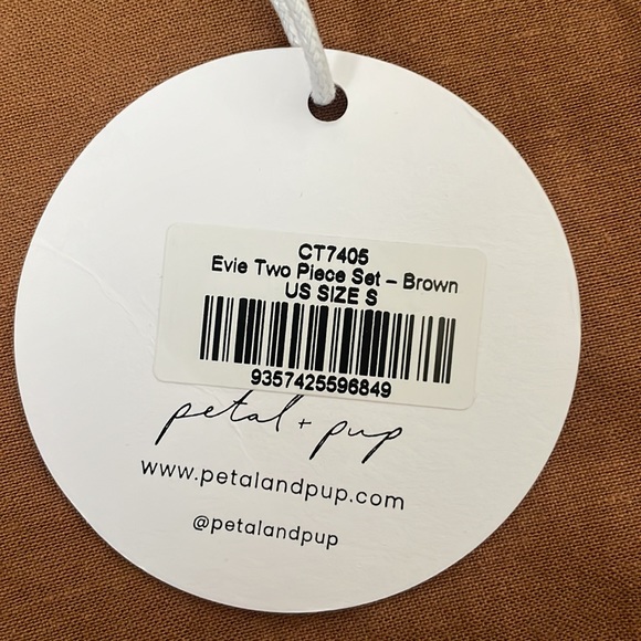 Petal & Pup Evie two piece set - brown - Picture 11 of 11